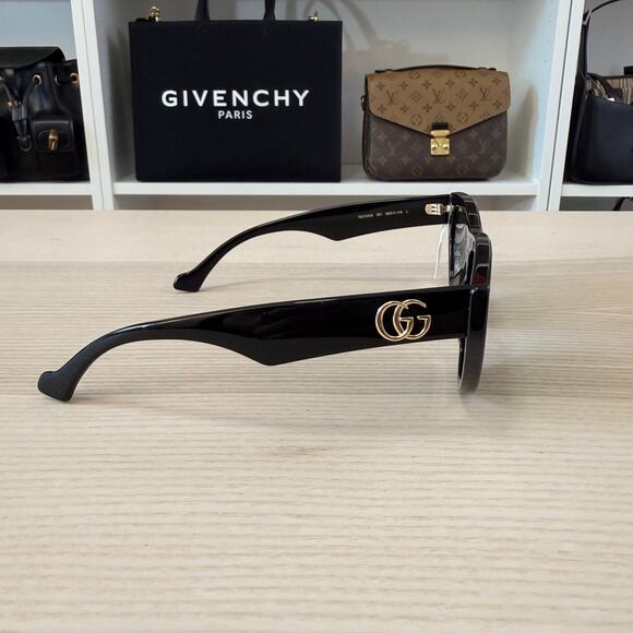 Gucci Generation Cat Eye Sunglasses, 58mm Black main image 7